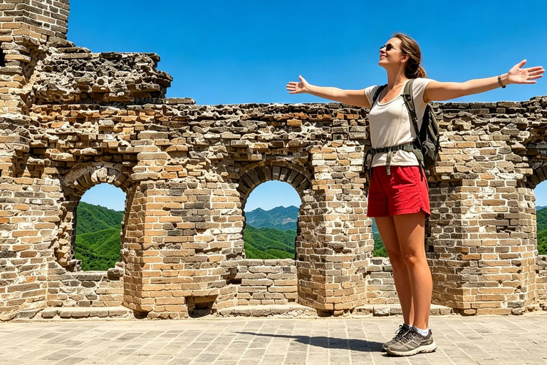 Beijing: Jinshanling Great Wall Guided Tour with Transfers 跟团游：车+票+观光车