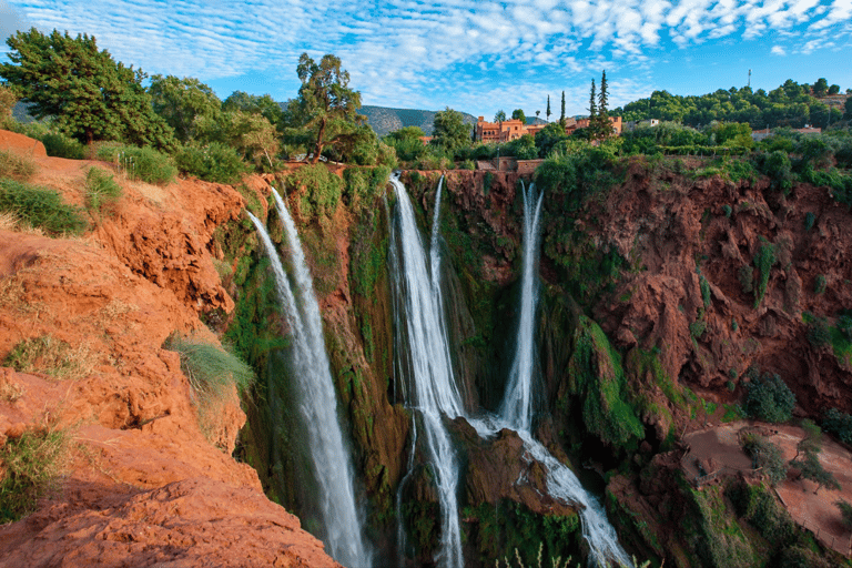 Da Marrakech: Cascate di Ouzoud con guida e giro in barca