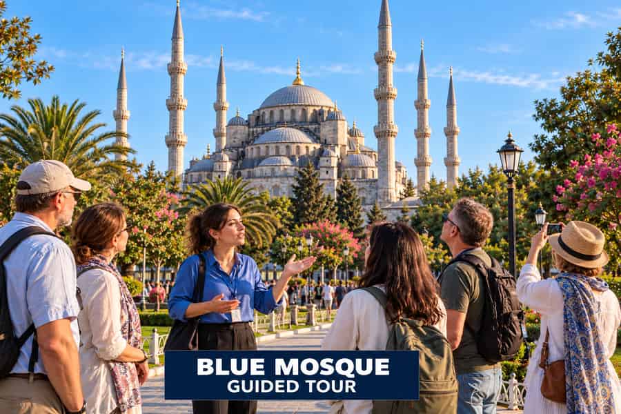 Führung durch die Blaue Moschee in Istanbul. Foto: GetYourGuide