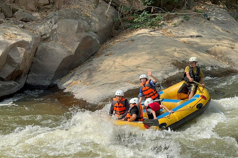 Chiang Mai Adventure: Rafting, ATV & Elephants Experience. Bamboo rafting (4km.) & 1 hrs. ATV.