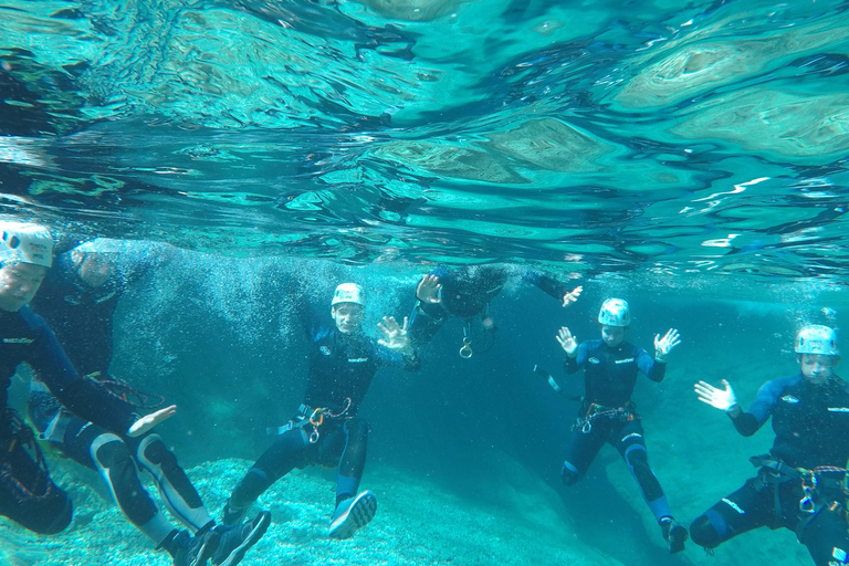 Río Verde, Otivar, Granada: canyoning crystal clear waters jumps and rappel