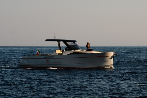 Sorrento: Private Tour to Capri on a 2023 Gozzo Boat Capri Private Tour from Sorrento by _ NEW Gozzo 35ft | 2023