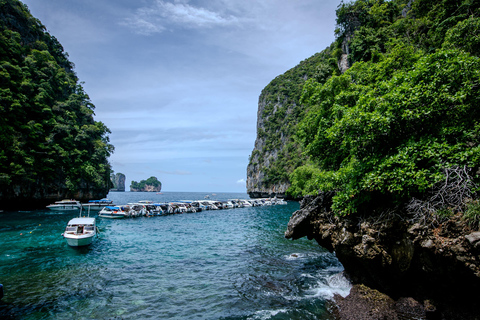 Phi Phi : Tour en bateau à queue longue dans la baie de Maya, tôt le matin