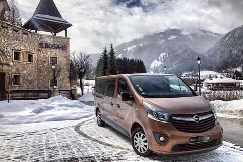 Zürich flygplats: Privat transfer till St MoritzXL Minivan