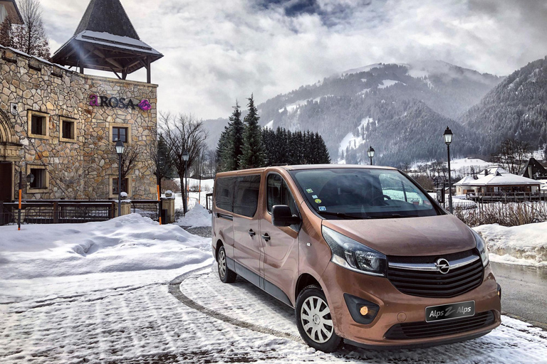 Munich Airport: Private Transfer to Kitzbuhel XL Minivan