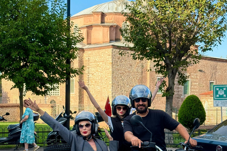 Istanbul:Sidecar Tour, Highlights,Hidden Gems & 2 Continents