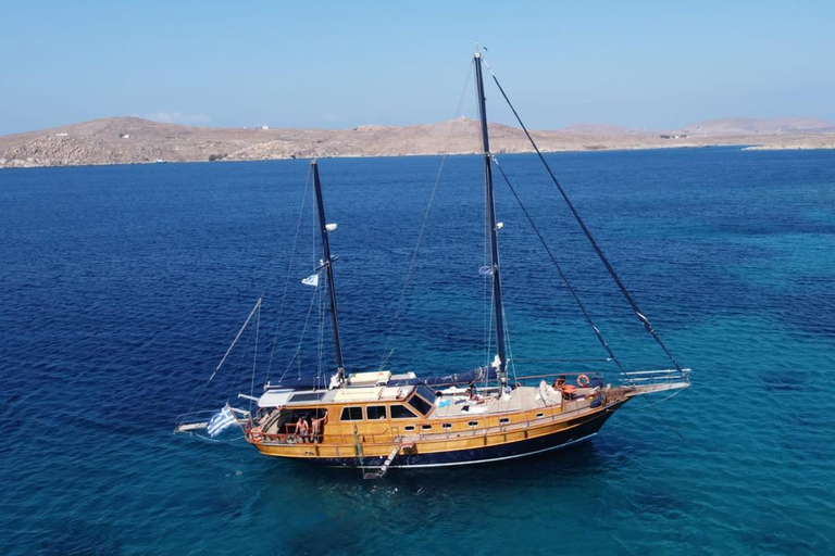 Mykonos: crucero por las islas Delos y Rhenia con comida de barbacoaCrucero sin traslado