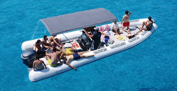 Trapani: Favignana & Levanzo Inflatable Boat Tour with Snorkeling
