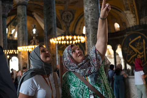 Istanbul: tour della Moschea Blu, della Basilica di Santa Sofia e della Basilica CisternaIstanbul: tour della Moschea Blu, di Santa Sofia e della Basilica Cisterna