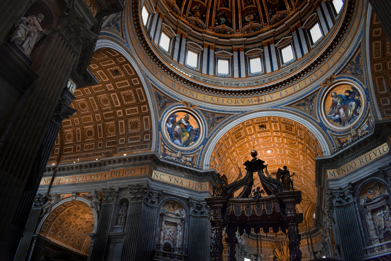 Vatican City: St. Peter's Basilica Tour with Dome Climb Underground ST Peter Basilica Guided Tour With Dome Climb