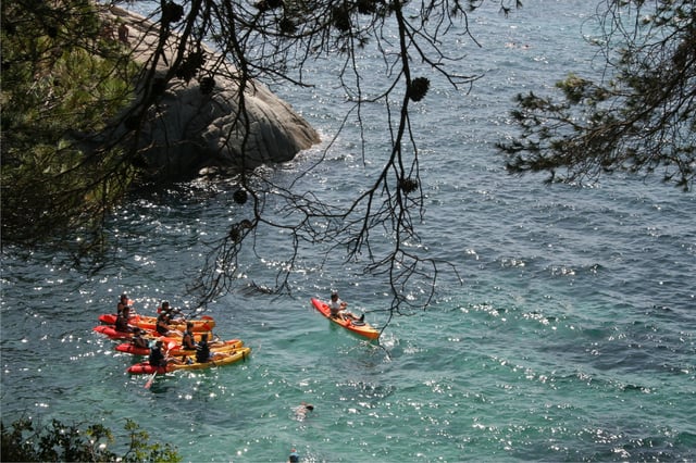 Kayak et plongée en apnée à Playa de Aro, Costa Brava