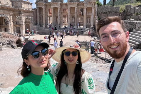 From Kusadasi Port: Ephesus Ancient City Tour with LunchSmall Group Tour to Ephesus Ancient City