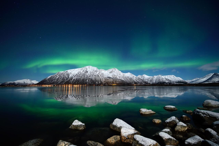Tromsø:Tour de la aurora boreal en minibús por Tromsø