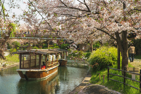 Kyoto: Fushimi Sake District Tour with Boat Ride Small Group Tour