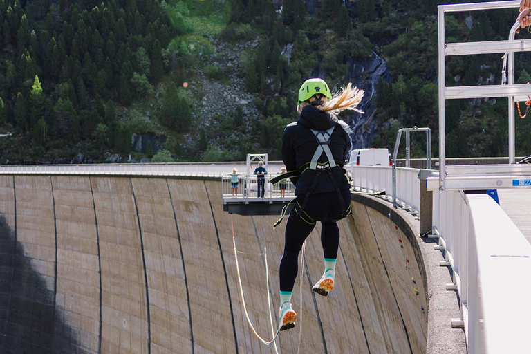 Schlegeis: Giant Swing on the dam in the Zillertal Giant Swing at the Schlegeis Dam in the Zillertal