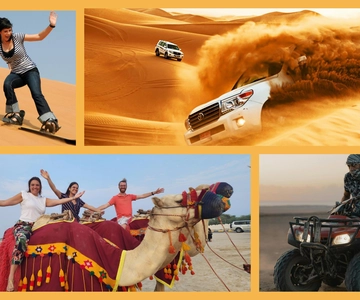 Desert Safari, QuadBike,Dune buggy, Sandboarding & CamelRide