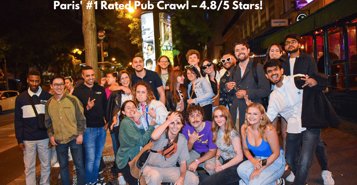 Paris: City Center Guided Pub Crawl with Shots & Club Entry | GetYourGuide