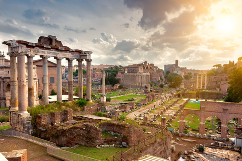 Rome: Wandeltour met gids door het Colosseum en het oude RomeTour in het Engels