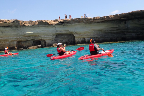 5-hour Cape Greko Caves kayaking + Snorkelling trip Cape Greco C Caves kayak + Ayia Napa C Caves Snorkelling