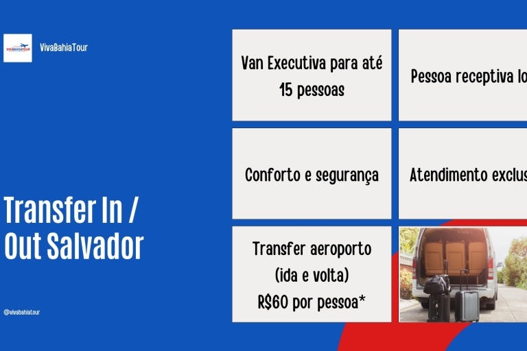 Salvador: Transfer lotniskowy (w obie strony)
