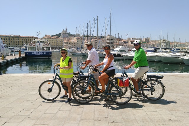 Visit Marseille City and Seaside Half-Day E-Bike Tour in La Ciotat