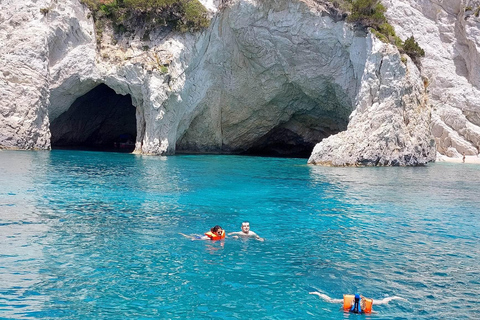 Zante: Excursión de medio día a la Isla de las Tortugas y las Cuevas de Keri