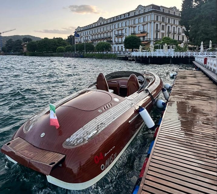 Lake Como:Luxury Private Wooden Boat Tour
