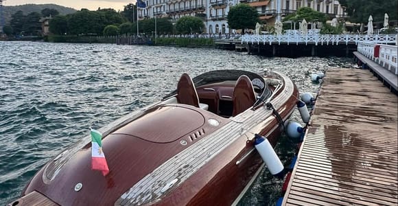 Lake Como:Luxury Private Wooden Boat Tour