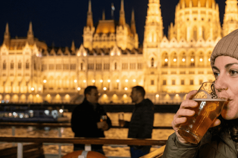 Budapest Evening Cruise with Unlimited Prosecco, Wine & Beer Budapest: Unlimited Wine, Beer, Prosecco & Soft Drink Cruise