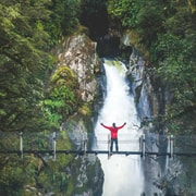 From Te Anau: Milford Sound Cruise & Track Walk by Coach