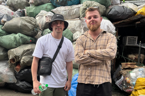 City slums, Market and Local Street food Big group