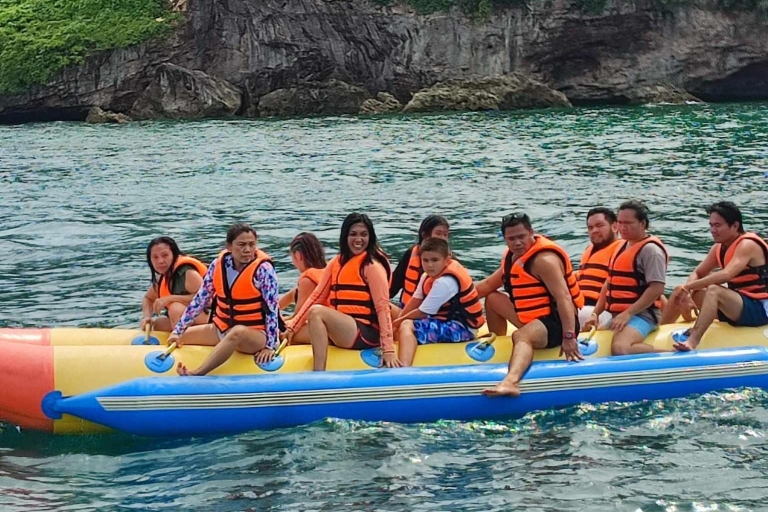 Przejażdżka łodzią bananową na Boracay