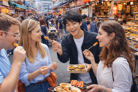 Tokyo: Tsukiji Market + Sensoji Temple: Food & Culture Tour