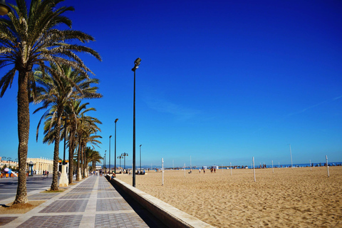 Playas de Valencia, Ciudad de las Artes en bicicleta eléctrica YAMAHA