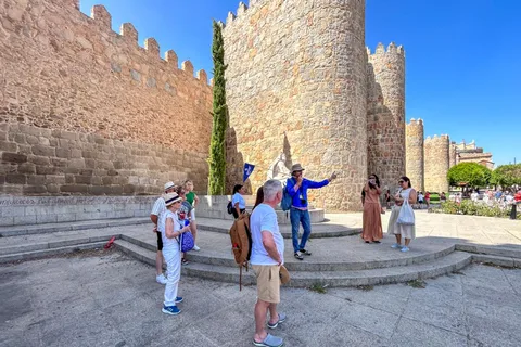 Madrid: Segovia & Ávila heldag med biljetter till Alcázar och muren
