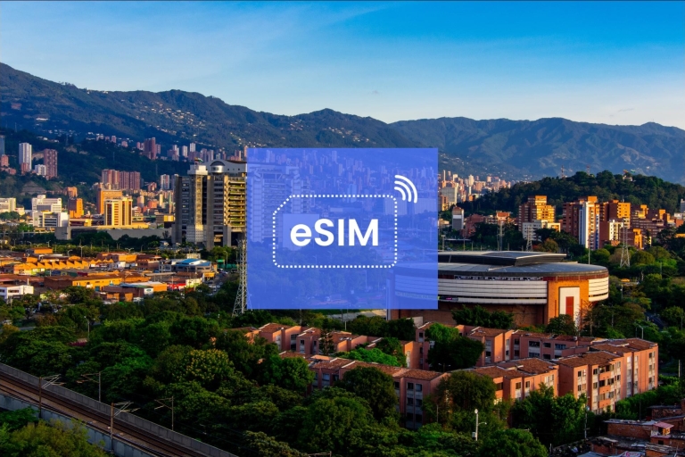 Medellín: Colombia eSIM Roaming mobiel data-abonnement20 GB/30 dagen: alleen Colombia