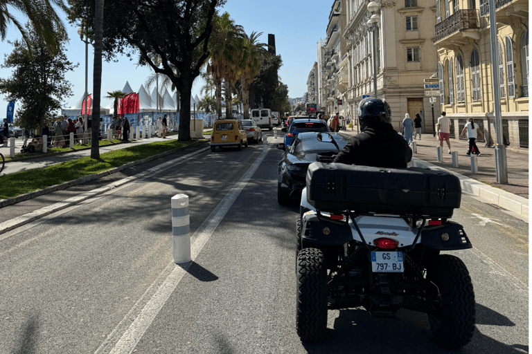 NICE EN QUAD ÉLECTRIQUE : tour panoramique de Nice avec collation