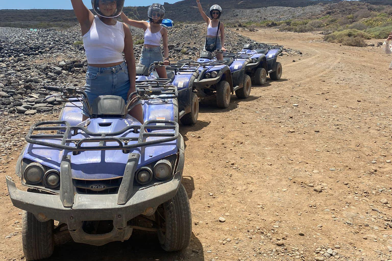 Tenerife: 100% Off-Road Quad Adventure with Pickups & Drinks Single Off-Road Quad Adventure with Pickup & Snacks
