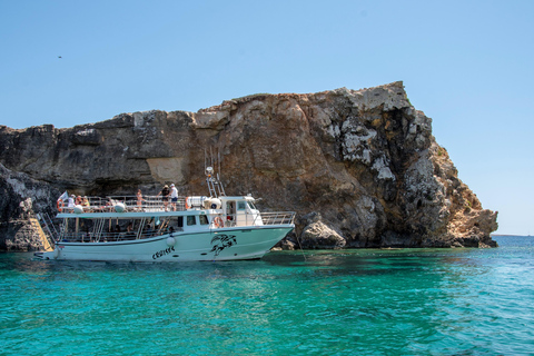 From Mellieha: Three Bay Cruise Including The Blue Lagoon