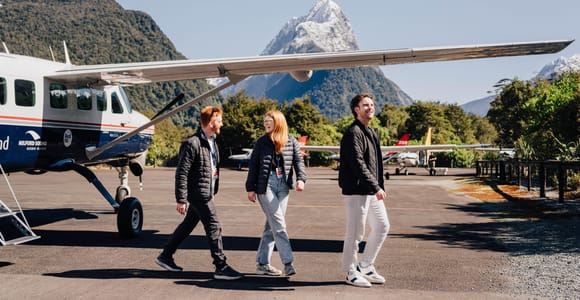 From Queenstown: Milford Sound Full-Day Trip by Plane & Boat