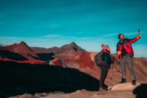 Von Cusco aus: Early-Access Rainbow Mountain & Red Valley Trek
