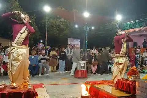 Pokhara: Tal Barahi Temple Evening Aarati Ceremony