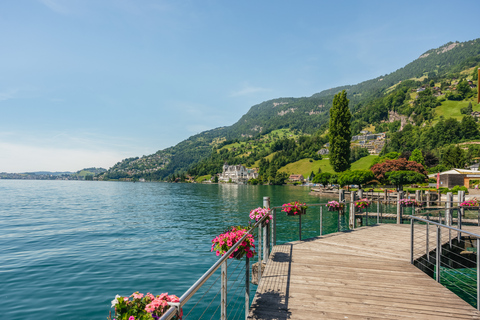 Vitznau: Train Tickets and Rigi Mineral Baths Day Ticket