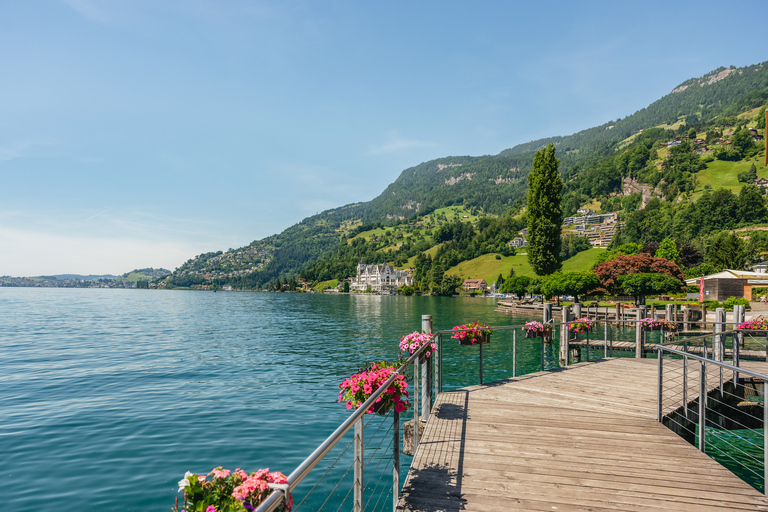 Vitznau: Train Tickets and Rigi Mineral Baths Day Ticket