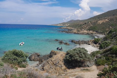 Agriate Marine Park and its beaches: tour with Captain François