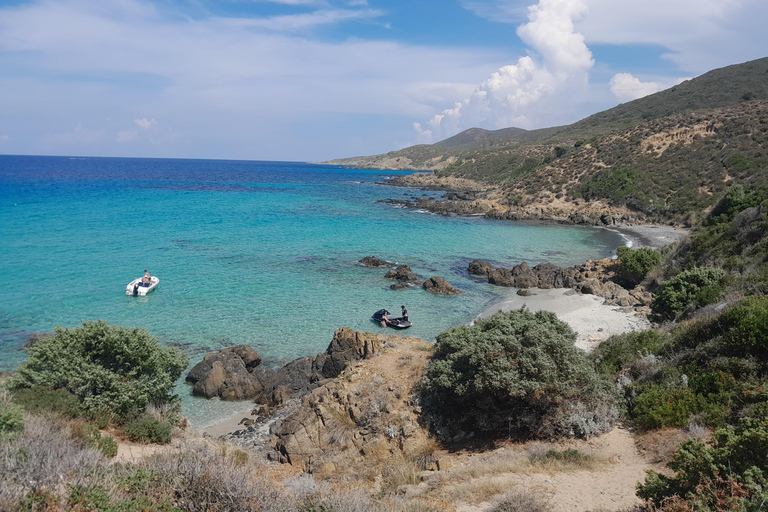 Agriate Marine Park and its beaches: tour with Captain François