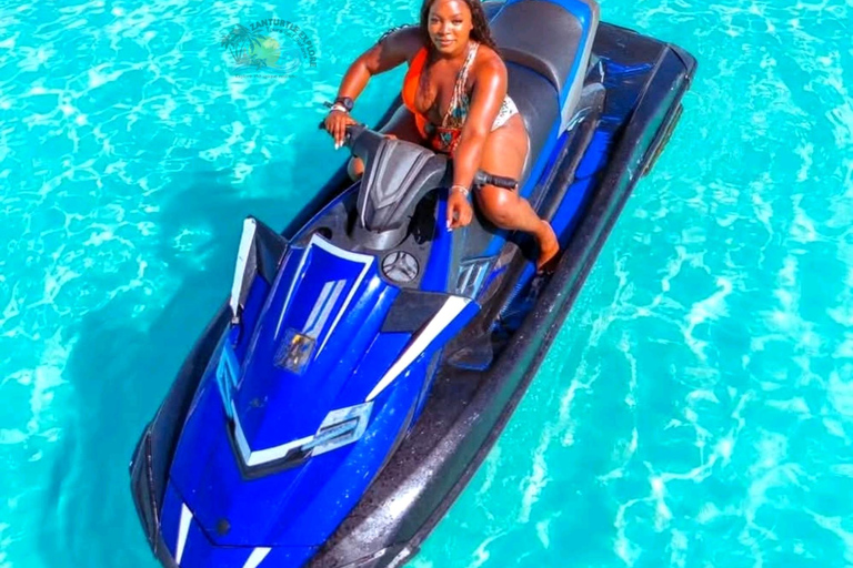 Nungwi/Kendwa: Jet Ski Adventure with Drone Footages Jet ski ride Without Drone Footage (Pickup Included)