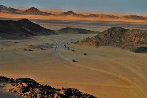 Hurghada : ATV-körning och besök på SAND MOUNTAINATV morgon (upphämtning från hotell utanför Hurghada)