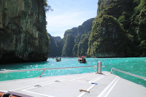 Phuket: Tour di un giorno di PhiPhi, Maya Bay e Khai Island in motoscafo