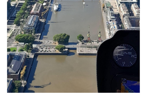 Buenos Aires: Helicopter Tour of Puerto Madero and Soccer Stadiums